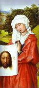 Rogier van der Weyden Crucifixion Triptych painting